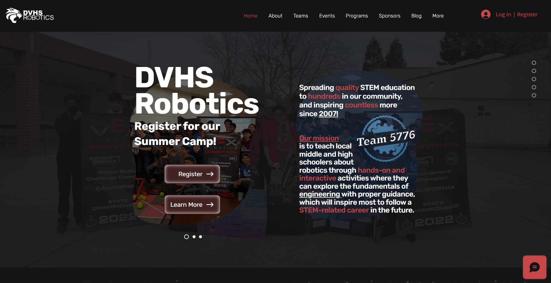 Website Home Page